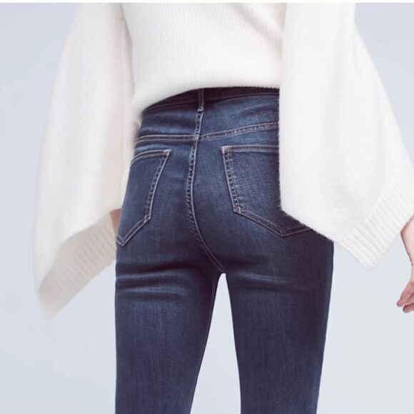 Pilcro and the Letterpress Anthropologie High Rise Superscript Denim Jeans Sz 26 - Picture 6 of 15